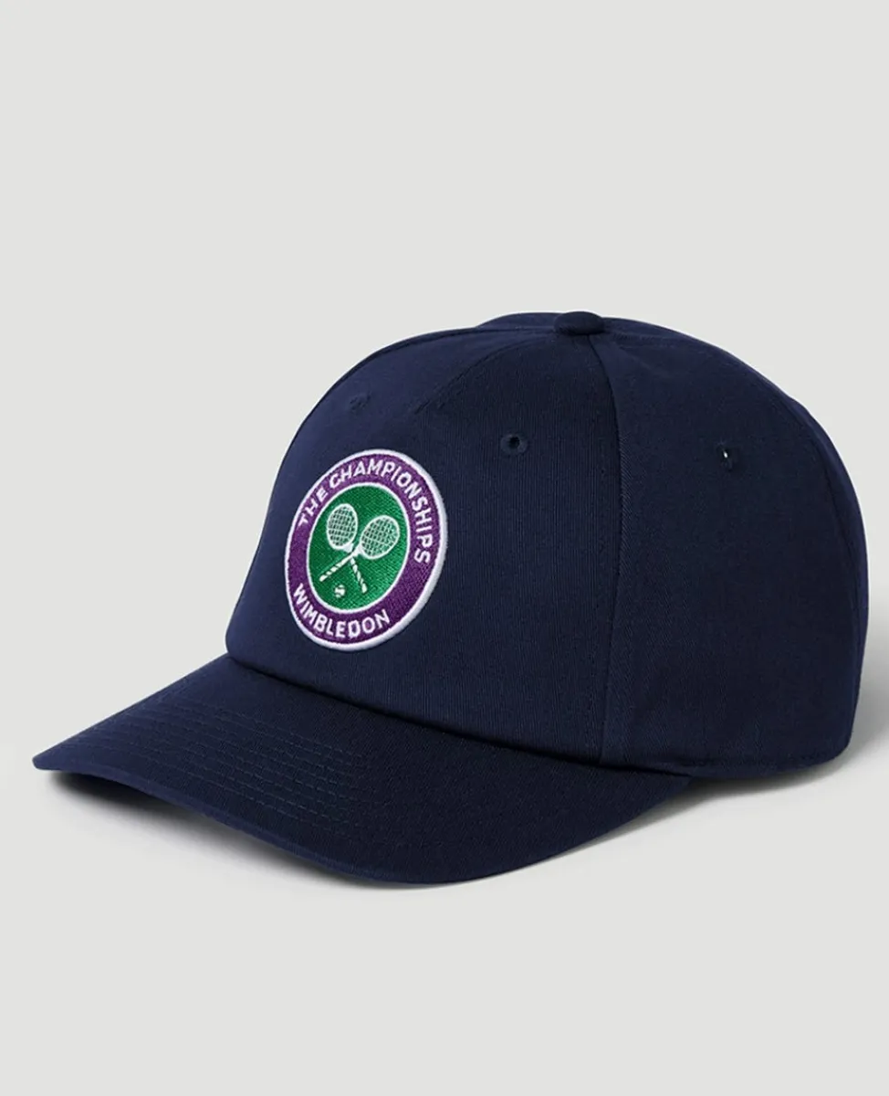 Wimbledon Baseball Cap-Championships Logo Cap - Navy