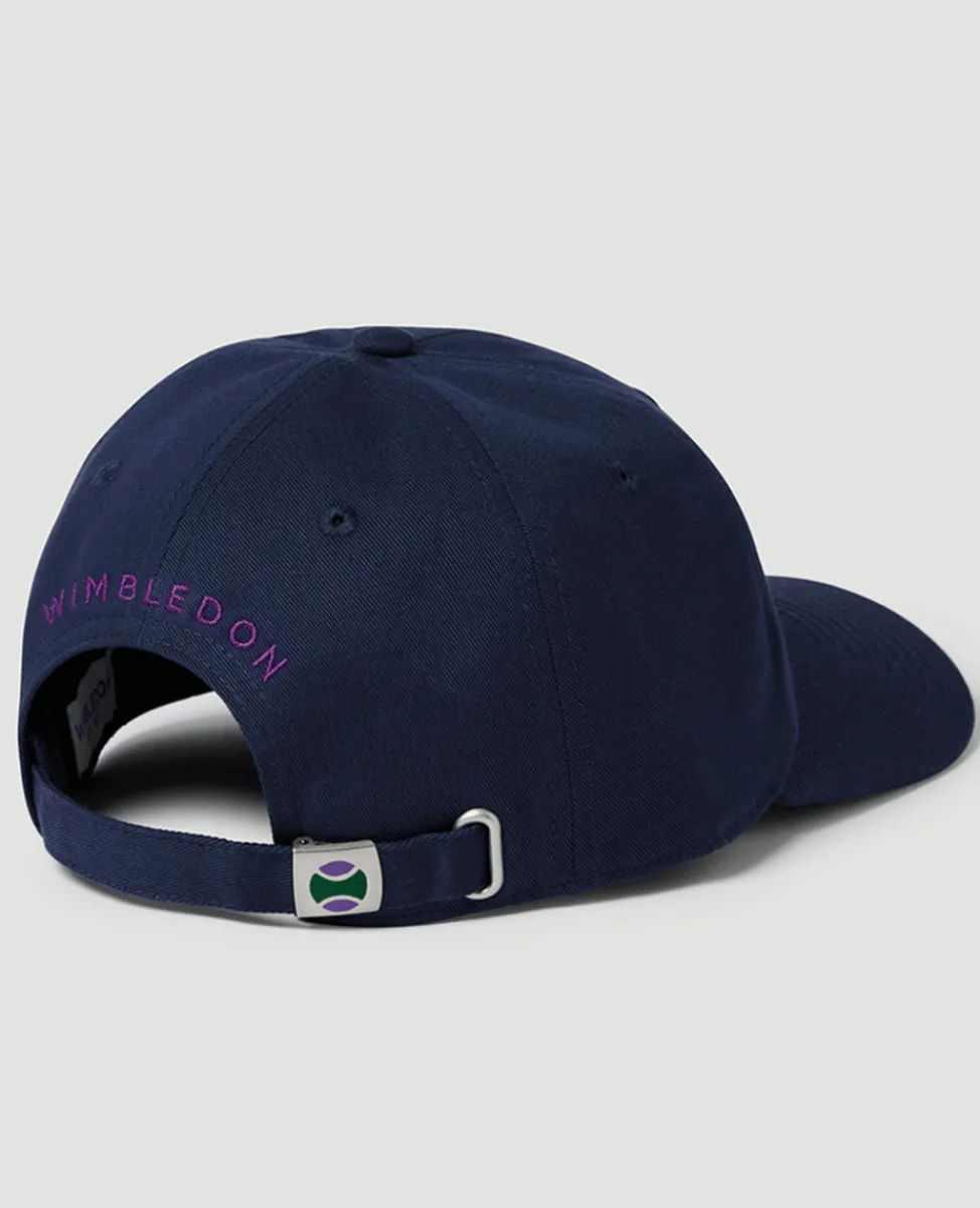 Wimbledon Baseball Cap-Championships Logo Cap - Navy
