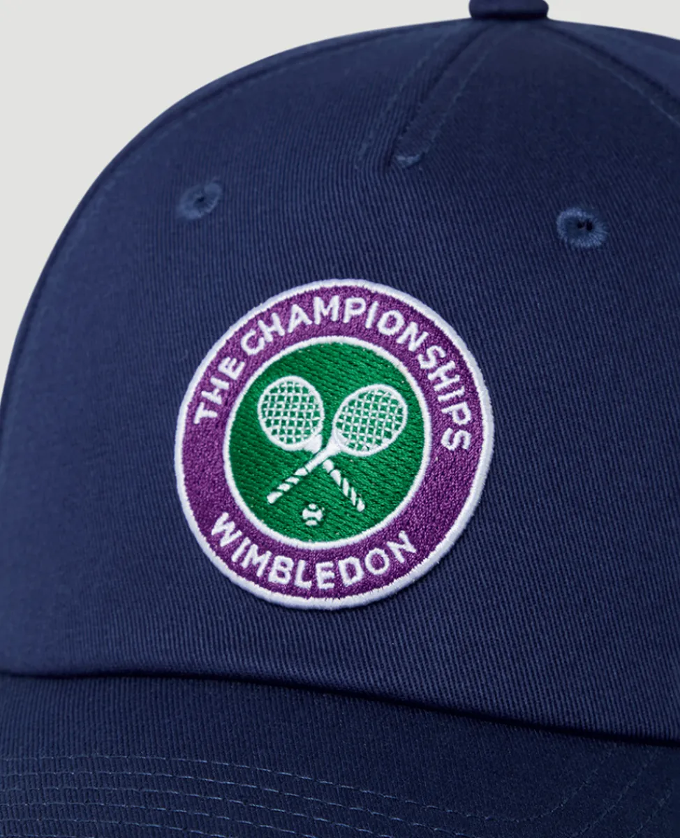 Wimbledon Baseball Cap-Kids Championships Logo Cap - Navy