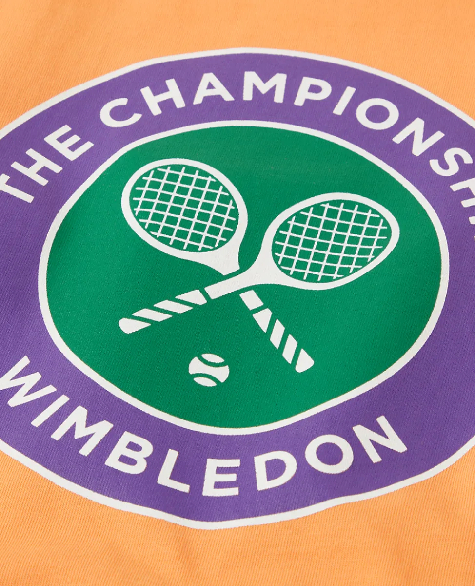 Wimbledon Tops & T-Shirts-Kids Championships Logo T-Shirt - Orange