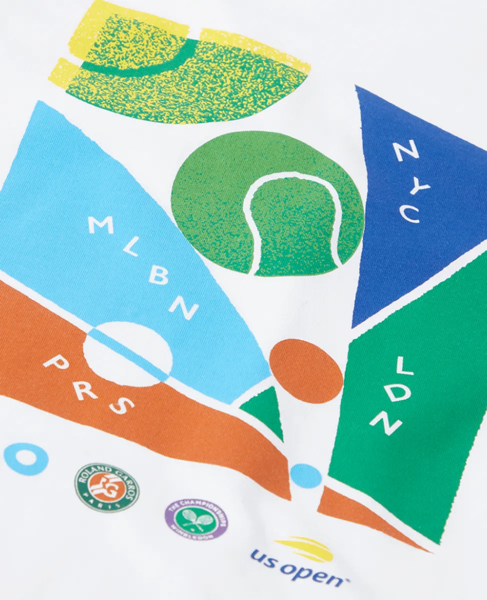 Wimbledon Tops & T-Shirts-Kids Grand Slam T-Shirt - White