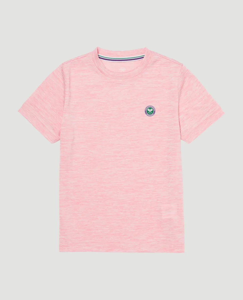 Wimbledon Tops & T-Shirts-Kids Performance T-Shirt Pink