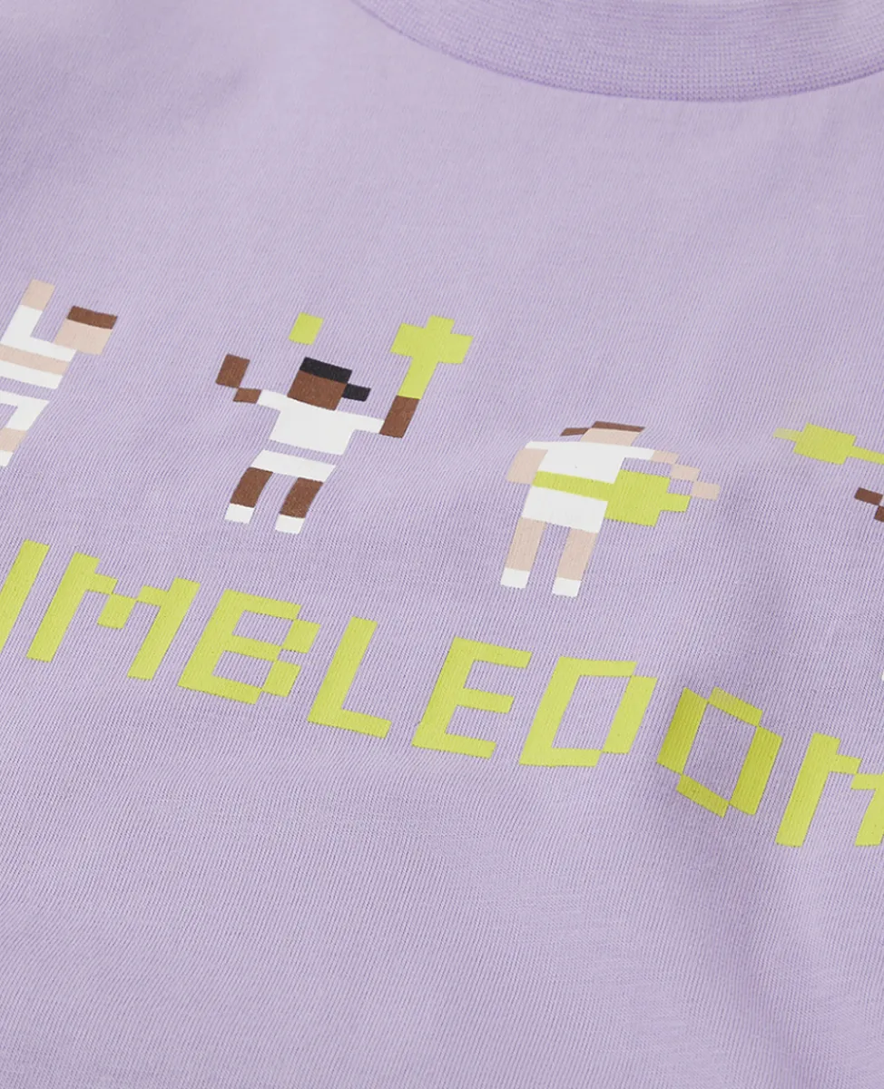 Wimbledon Tops & T-Shirts-Kids Player T-Shirt - Lilac