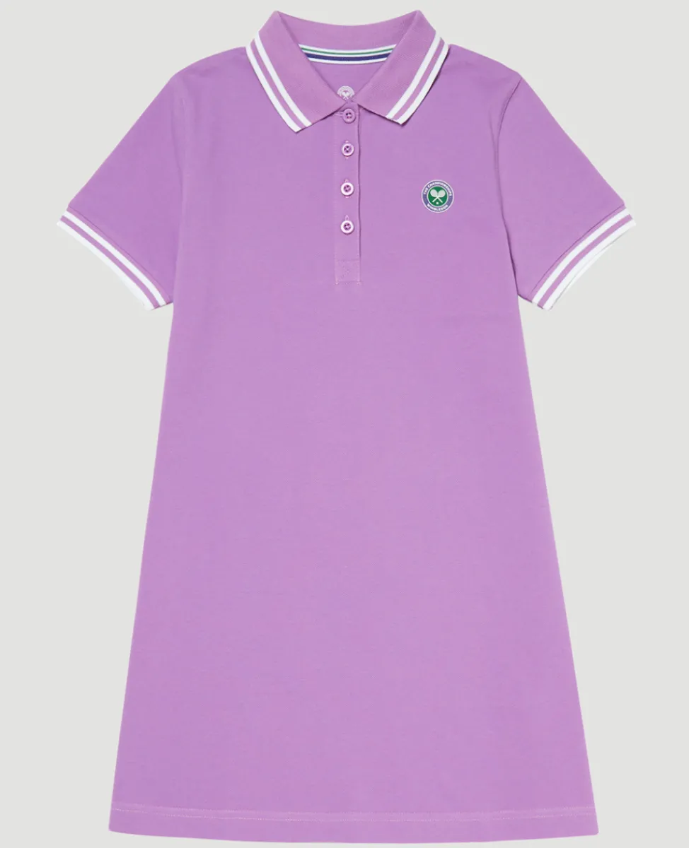 Wimbledon Dresses & Skirts-Kids Polo Dress - Purple