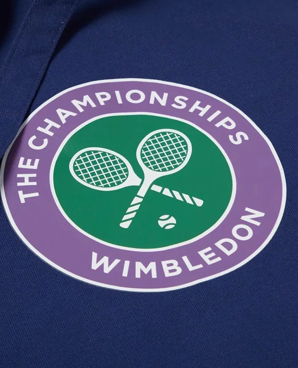 Wimbledon Shopper-Logo Shopper Bag - Navy