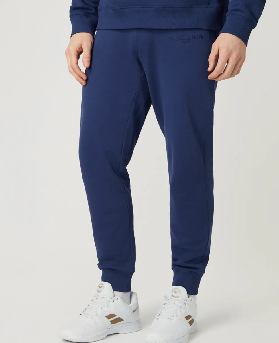 Wimbledon Trousers & Shorts-Mens 1877 Sweatpants - Navy