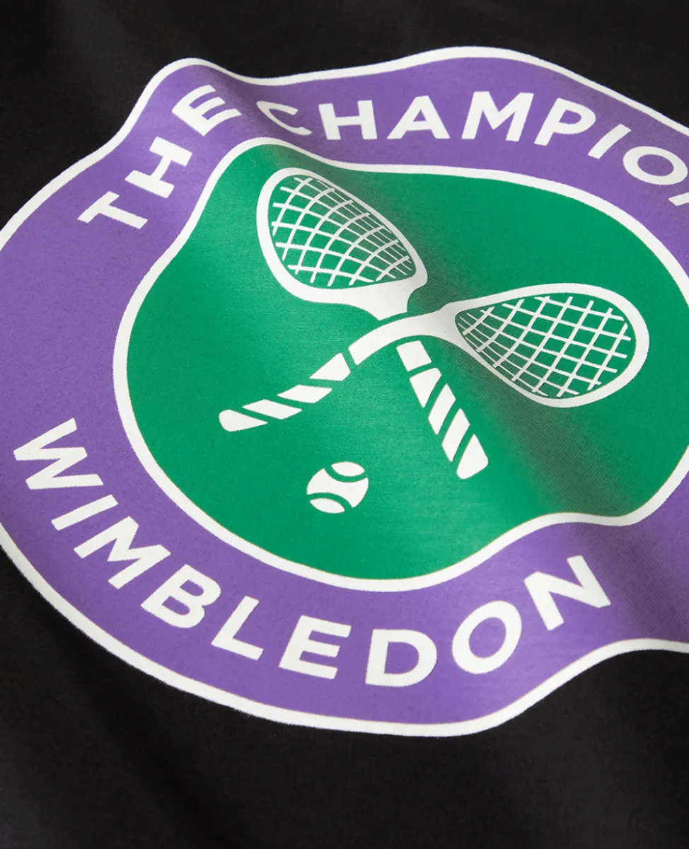 Wimbledon T-Shirts-Mens Championships Logo T-Shirt - Black