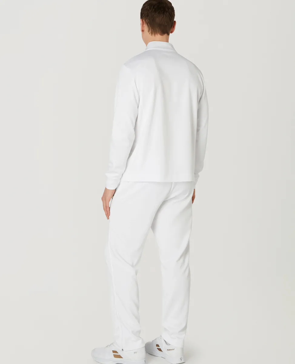 Wimbledon Sweatshirts & Hoodies | Sweatshirts & Hoodies-Mens Core Performance 1/4 Zip Training Top - White
