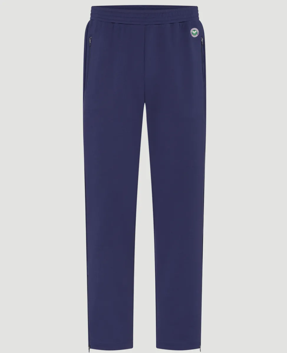 Wimbledon Trousers & Shorts-Mens Core Performance Track Pant - Navy