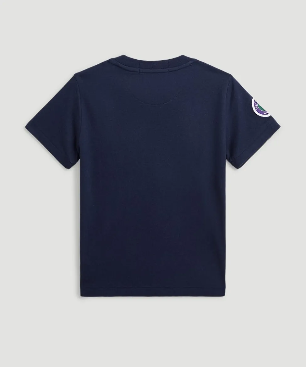 Wimbledon Tops & T-Shirts-Polo Ralph Lauren Kids Dated T-Shirt - Navy