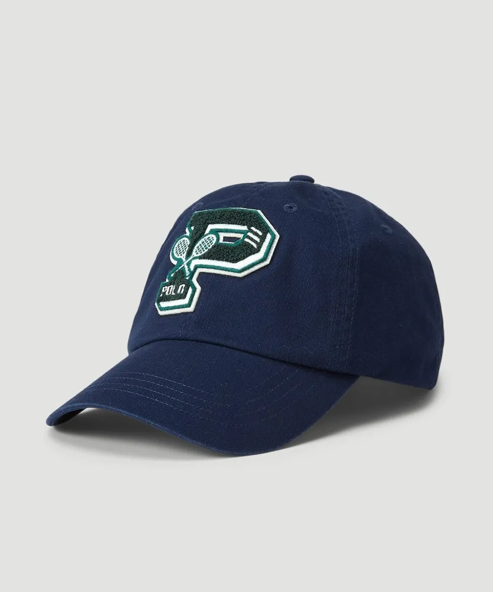 Wimbledon Baseball Cap-Polo Ralph Lauren Twill Ball Cap - Navy