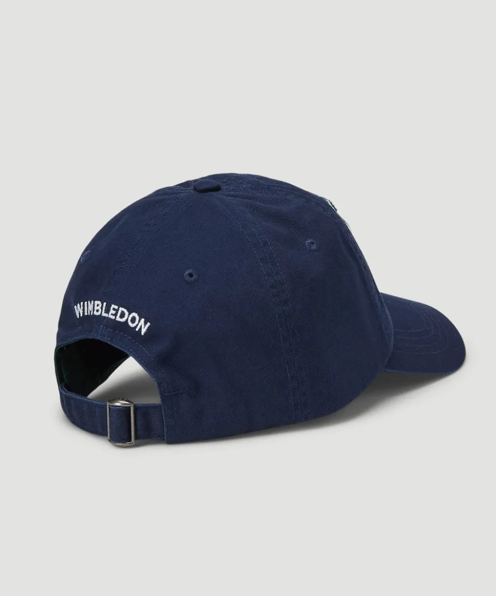 Wimbledon Baseball Cap-Polo Ralph Lauren Twill Ball Cap - Navy