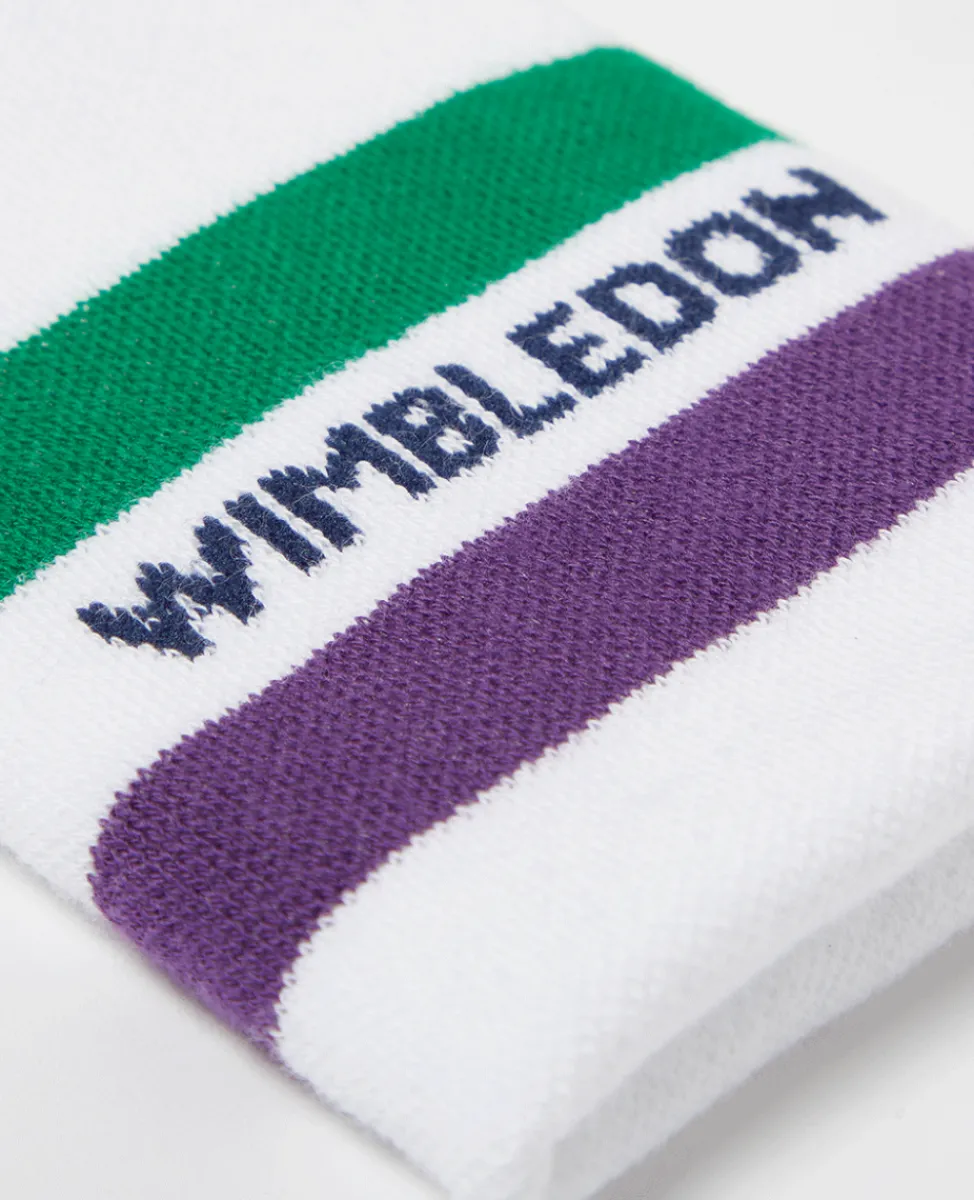 Wimbledon Accessories-Sweatband Large Single - White