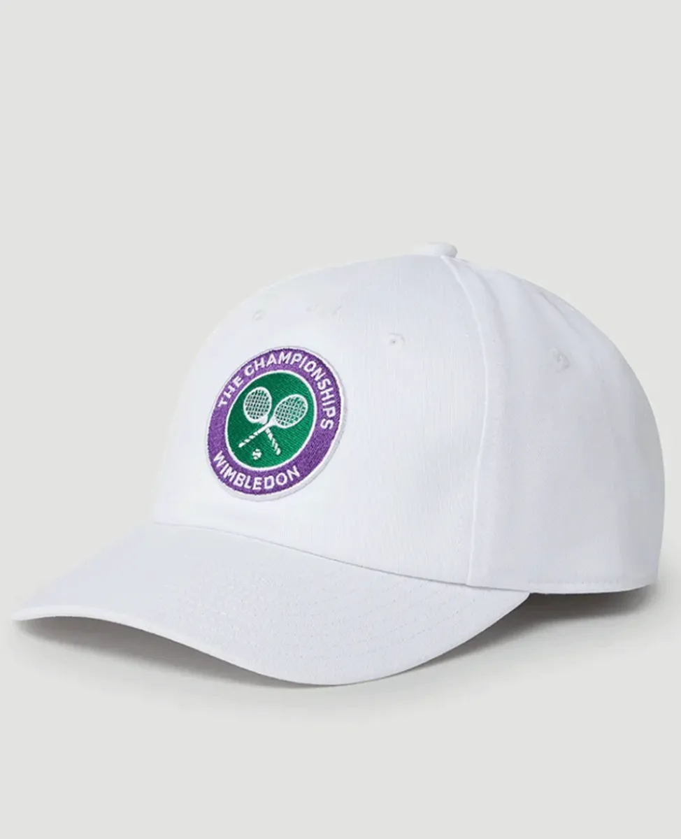 Wimbledon Baseball Cap-The Championships Logo Cap in White