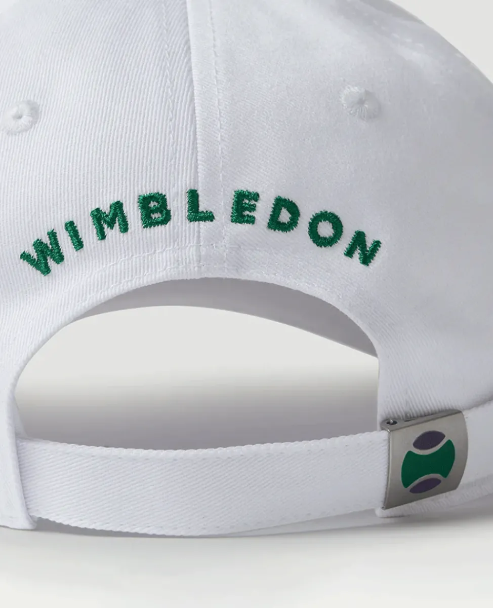Wimbledon Baseball Cap-The Championships Logo Cap in White