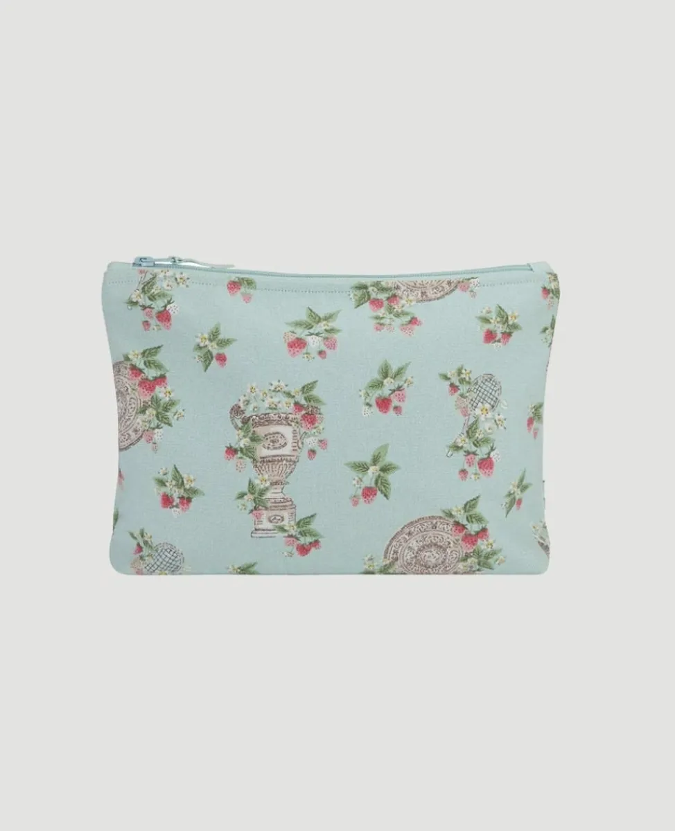 Wimbledon Travel-Trophies & Strawberries Canvas Washbag