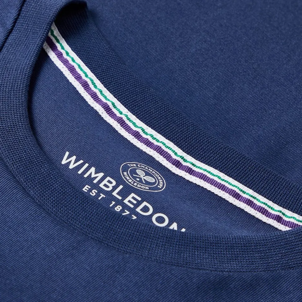Wimbledon Tops & T-Shirts-Womens Championships Logo T-Shirt - Navy