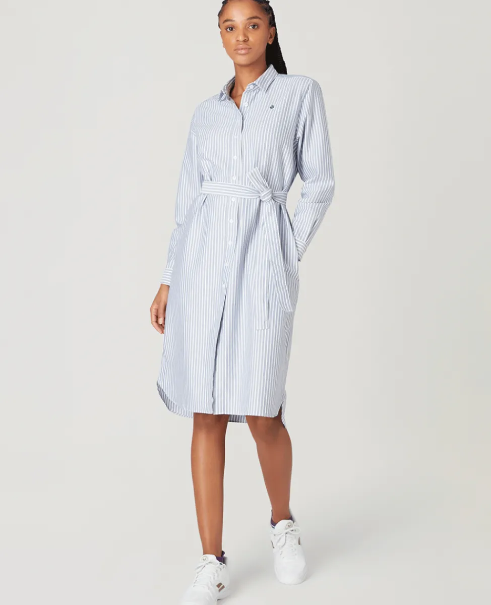 Wimbledon Dresses & Skirts-Womens Shirt Dress - Blue