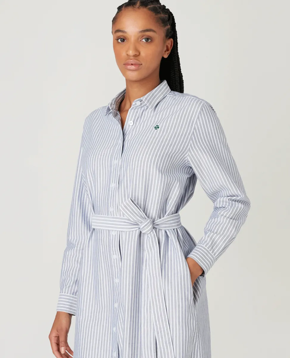 Wimbledon Dresses & Skirts-Womens Shirt Dress - Blue